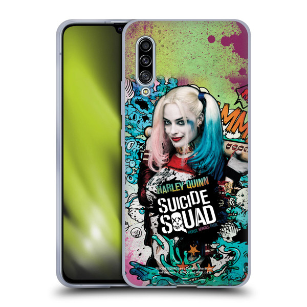 Suicide Squad 2016 Graphics Harley Quinn Poster Soft Gel Case for Samsung Galaxy A90 5G (2019)