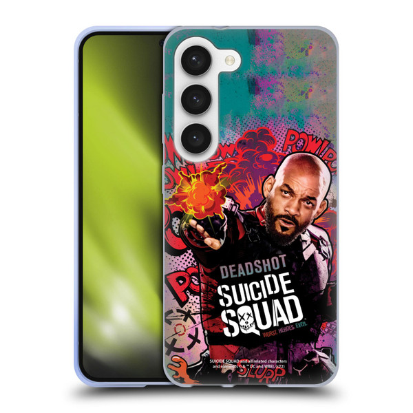 Suicide Squad 2016 Graphics Deadshot Poster Soft Gel Case for Samsung Galaxy S23 5G