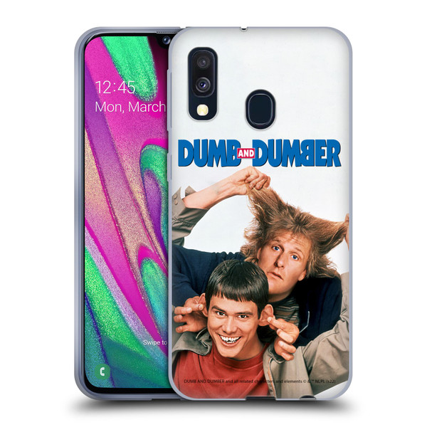 Dumb And Dumber Key Art Characters 2 Soft Gel Case for Samsung Galaxy A40 (2019)