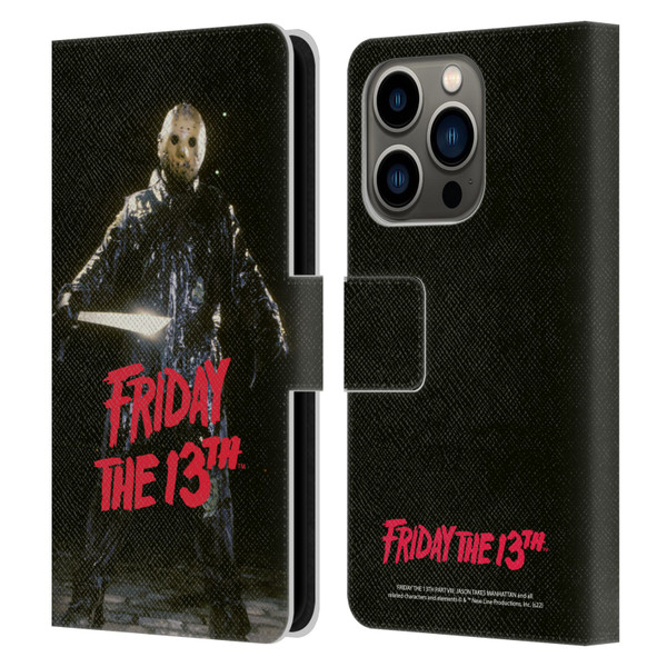 Friday the 13th Part VIII Jason Takes Manhattan Graphics Jason Voorhees Leather Book Wallet Case Cover For Apple iPhone 14 Pro