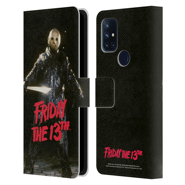 Friday the 13th Part VIII Jason Takes Manhattan Graphics Jason Voorhees Leather Book Wallet Case Cover For OnePlus Nord N10 5G