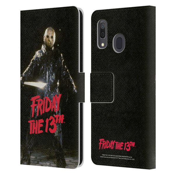 Friday the 13th Part VIII Jason Takes Manhattan Graphics Jason Voorhees Leather Book Wallet Case Cover For Samsung Galaxy A33 5G (2022)