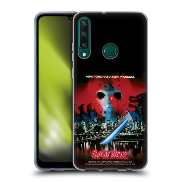 Friday the 13th Part VIII Jason Takes Manhattan Graphics Key Art Soft Gel Case for Huawei Y6p