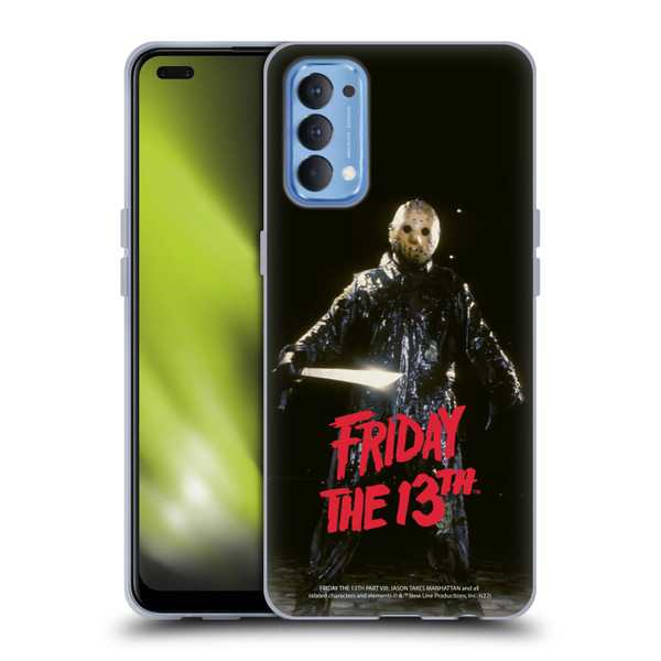 Friday the 13th Part VIII Jason Takes Manhattan Graphics Jason Voorhees Soft Gel Case for OPPO Reno 4 5G