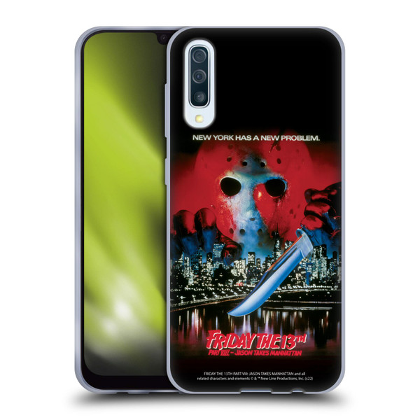 Friday the 13th Part VIII Jason Takes Manhattan Graphics Key Art Soft Gel Case for Samsung Galaxy A50/A30s (2019)