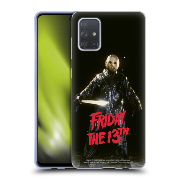 Friday the 13th Part VIII Jason Takes Manhattan Graphics Jason Voorhees Soft Gel Case for Samsung Galaxy A71 (2019)