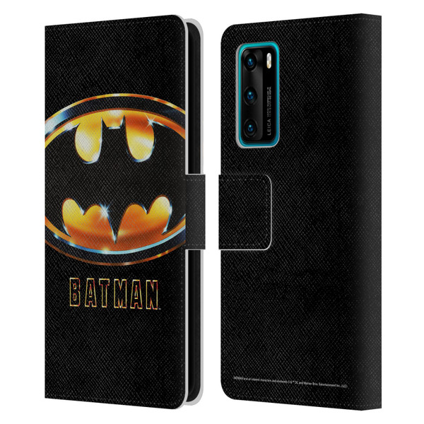 Batman (1989) Key Art Poster Leather Book Wallet Case Cover For Huawei P40 5G