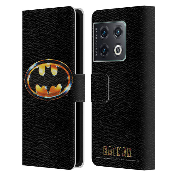 Batman (1989) Key Art Logo Leather Book Wallet Case Cover For OnePlus 10 Pro