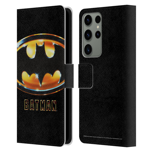 Batman (1989) Key Art Poster Leather Book Wallet Case Cover For Samsung Galaxy S23 Ultra 5G