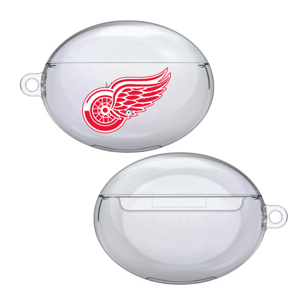 NHL Team Logo 1 Detroit Red Wings Clear Hard Crystal Cover Case for Huawei Freebuds 4