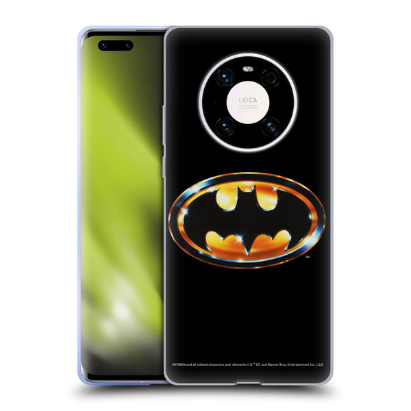 Batman (1989) Key Art Logo Soft Gel Case for Huawei Mate 40 Pro 5G