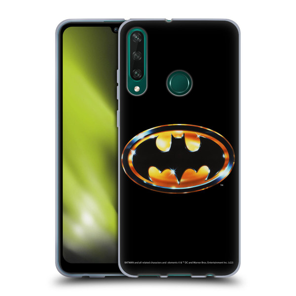 Batman (1989) Key Art Logo Soft Gel Case for Huawei Y6p