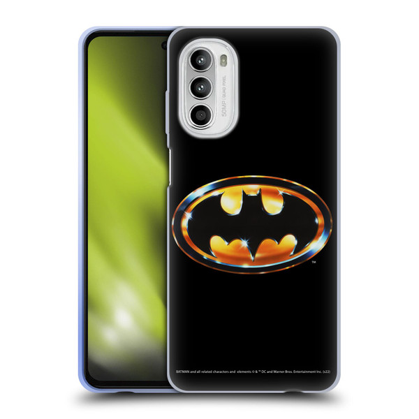 Batman (1989) Key Art Logo Soft Gel Case for Motorola Moto G52