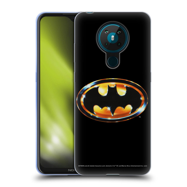 Batman (1989) Key Art Logo Soft Gel Case for Nokia 5.3