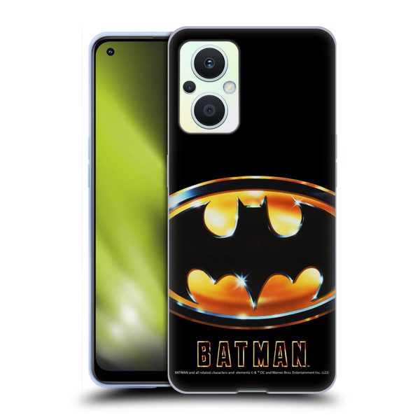 Batman (1989) Key Art Poster Soft Gel Case for OPPO Reno8 Lite