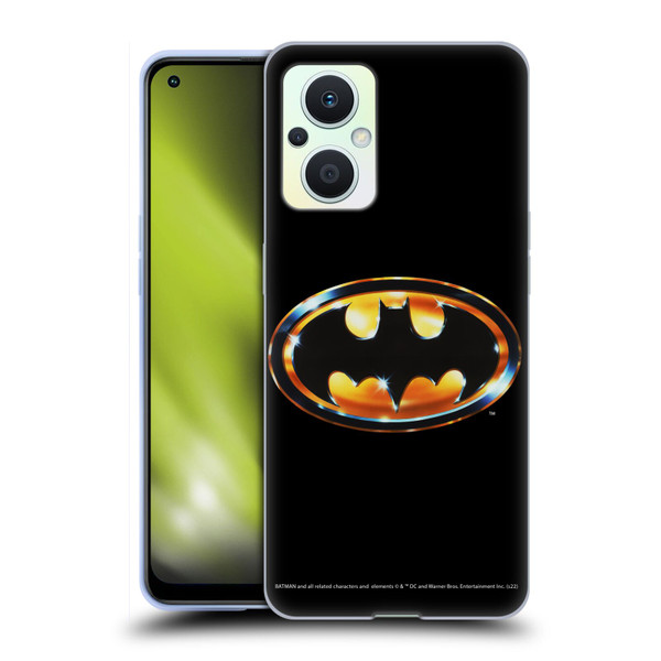 Batman (1989) Key Art Logo Soft Gel Case for OPPO Reno8 Lite