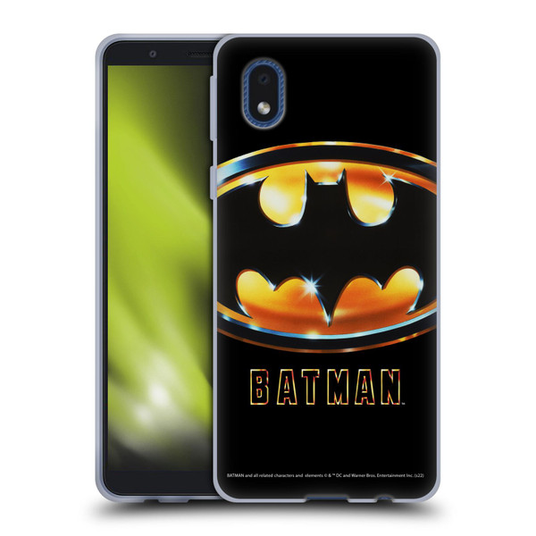 Batman (1989) Key Art Poster Soft Gel Case for Samsung Galaxy A01 Core (2020)