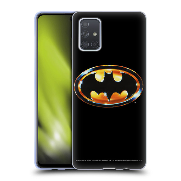 Batman (1989) Key Art Logo Soft Gel Case for Samsung Galaxy A71 (2019)