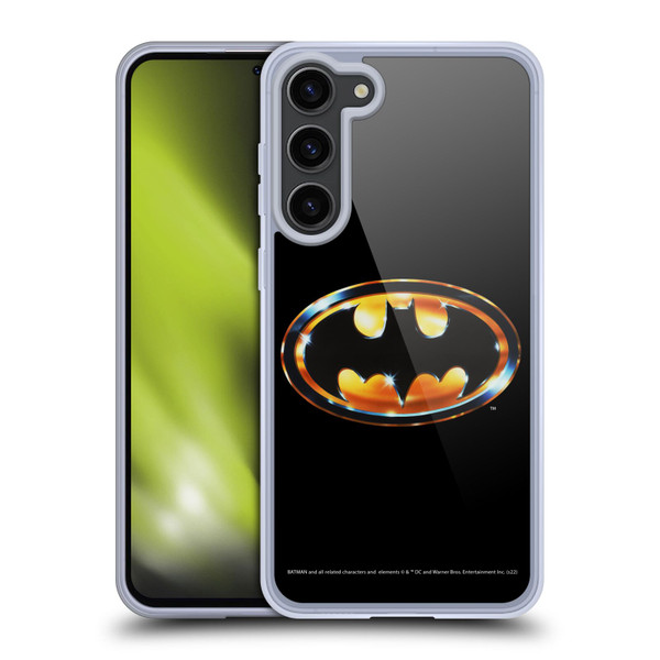 Batman (1989) Key Art Logo Soft Gel Case for Samsung Galaxy S23+ 5G