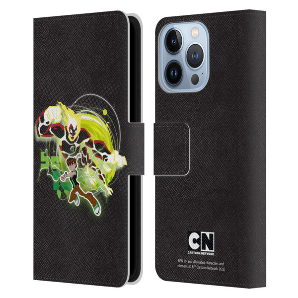 Ben 10: Omniverse Graphics Heatblast Leather Book Wallet Case Cover For Apple iPhone 13 Pro