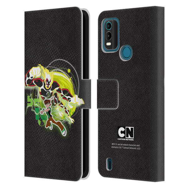 Ben 10: Omniverse Graphics Heatblast Leather Book Wallet Case Cover For Nokia G11 Plus