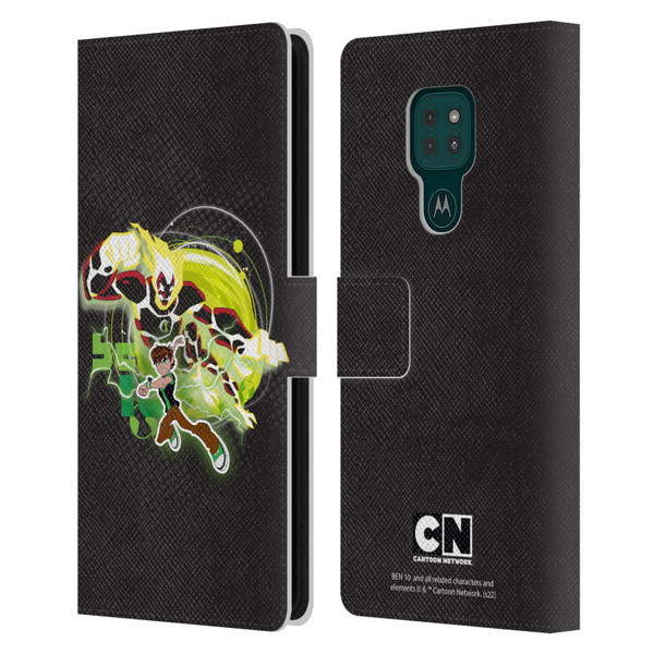 Ben 10: Omniverse Graphics Heatblast Leather Book Wallet Case Cover For Motorola Moto G9 Play