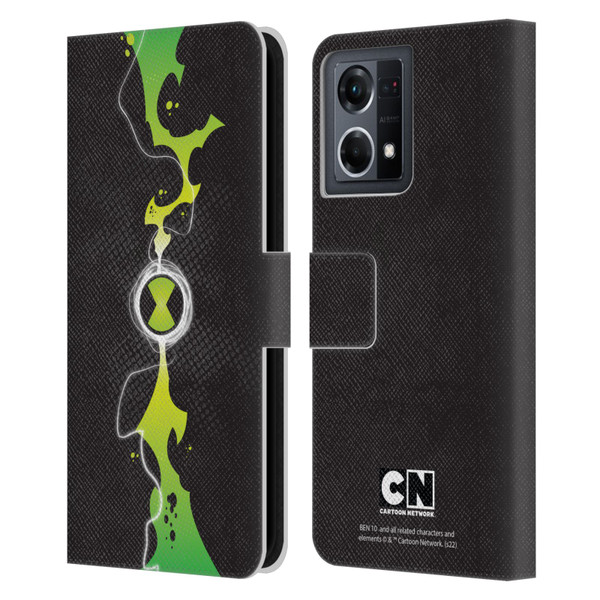 Ben 10: Omniverse Graphics Omnitrix Leather Book Wallet Case Cover For OPPO Reno8 4G