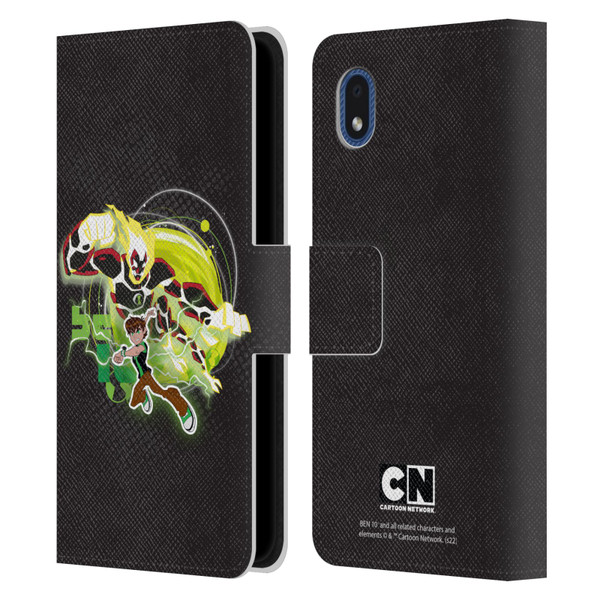 Ben 10: Omniverse Graphics Heatblast Leather Book Wallet Case Cover For Samsung Galaxy A01 Core (2020)