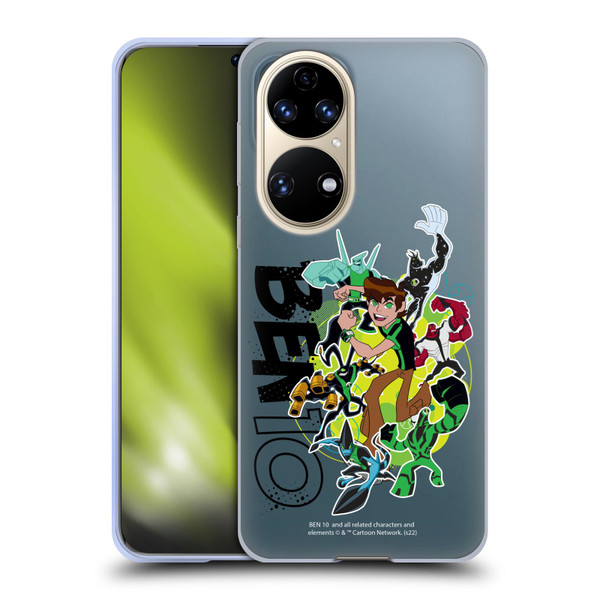 Ben 10: Omniverse Graphics Character Art Soft Gel Case for Huawei P50