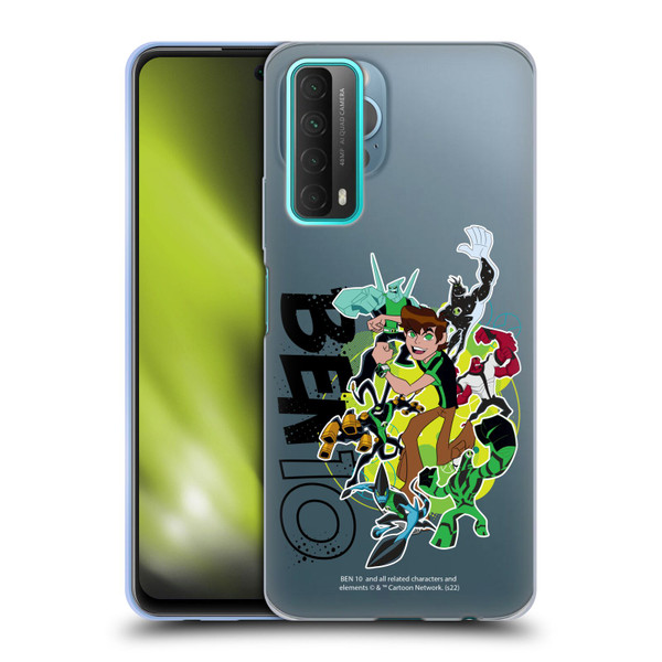 Ben 10: Omniverse Graphics Character Art Soft Gel Case for Huawei P Smart (2021)