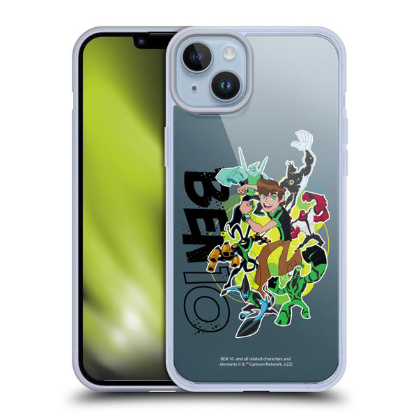 Ben 10: Omniverse Graphics Character Art Soft Gel Case for Apple iPhone 14 Plus