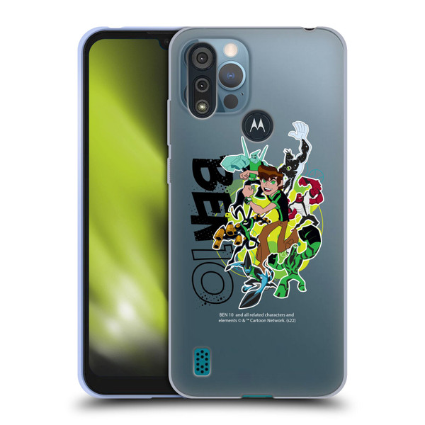 Ben 10: Omniverse Graphics Character Art Soft Gel Case for Motorola Moto E6s (2020)