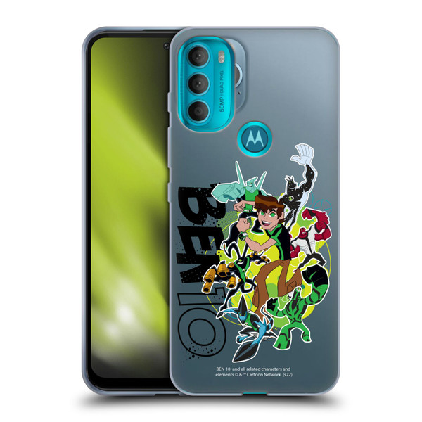 Ben 10: Omniverse Graphics Character Art Soft Gel Case for Motorola Moto G71 5G