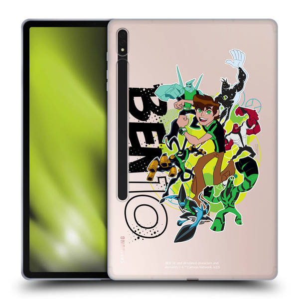 Ben 10: Omniverse Graphics Character Art Soft Gel Case for Samsung Galaxy Tab S8 Plus