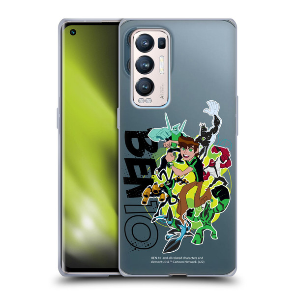 Ben 10: Omniverse Graphics Character Art Soft Gel Case for OPPO Find X3 Neo / Reno5 Pro+ 5G