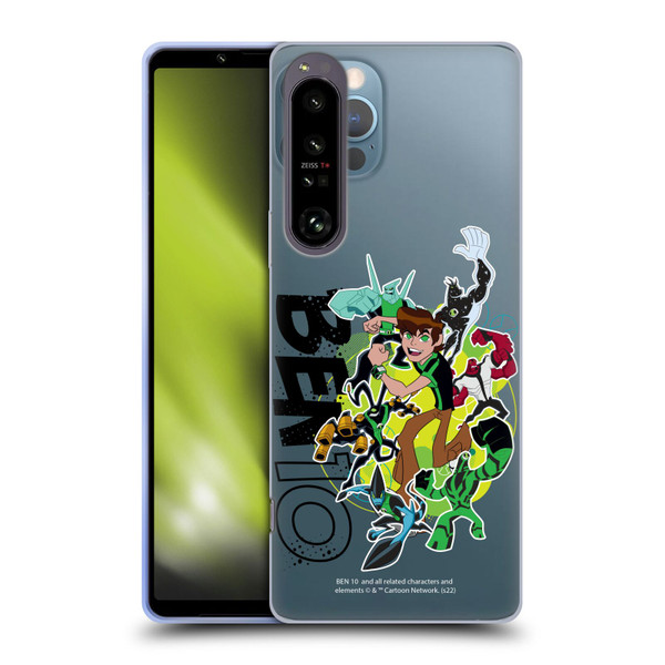 Ben 10: Omniverse Graphics Character Art Soft Gel Case for Sony Xperia 1 IV