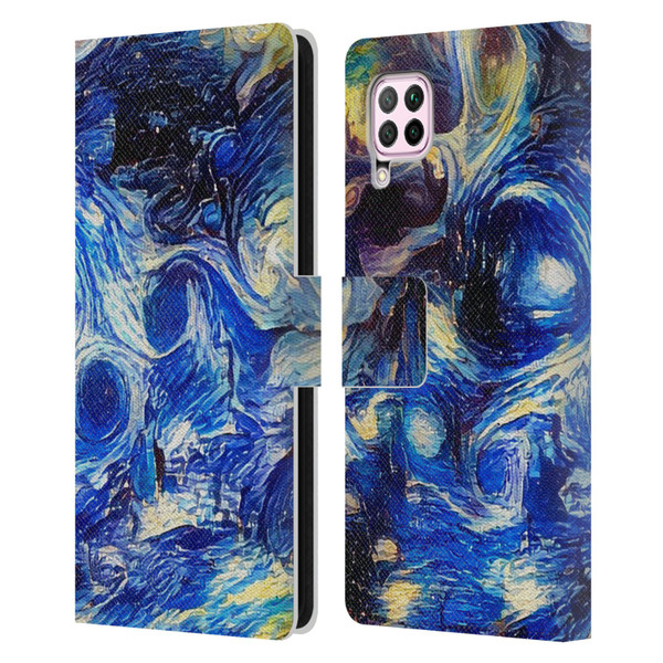 Cosmo18 Jupiter Fantasy Starry Leather Book Wallet Case Cover For Huawei Nova 6 SE / P40 Lite