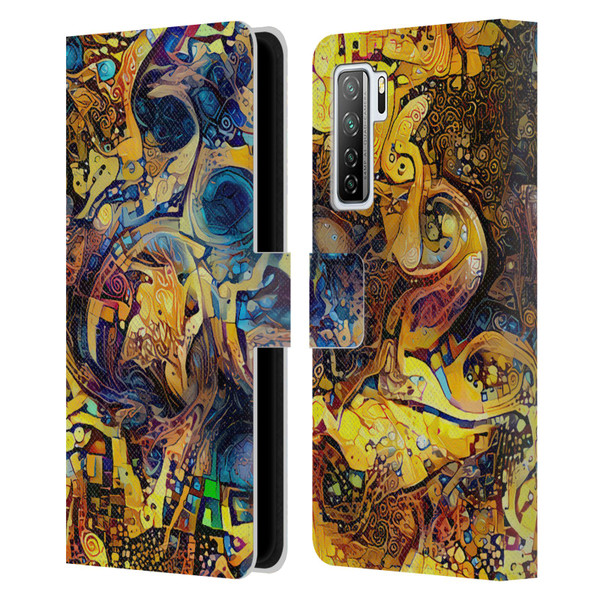 Cosmo18 Jupiter Fantasy Divine Leather Book Wallet Case Cover For Huawei Nova 7 SE/P40 Lite 5G
