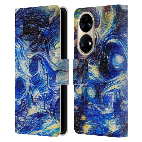 Cosmo18 Jupiter Fantasy Starry Leather Book Wallet Case Cover For Huawei P50