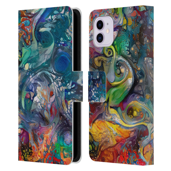 Cosmo18 Jupiter Fantasy Bloom Leather Book Wallet Case Cover For Apple iPhone 11