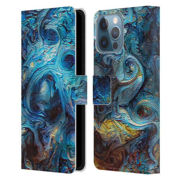Cosmo18 Jupiter Fantasy Blue Leather Book Wallet Case Cover For Apple iPhone 13 Pro Max