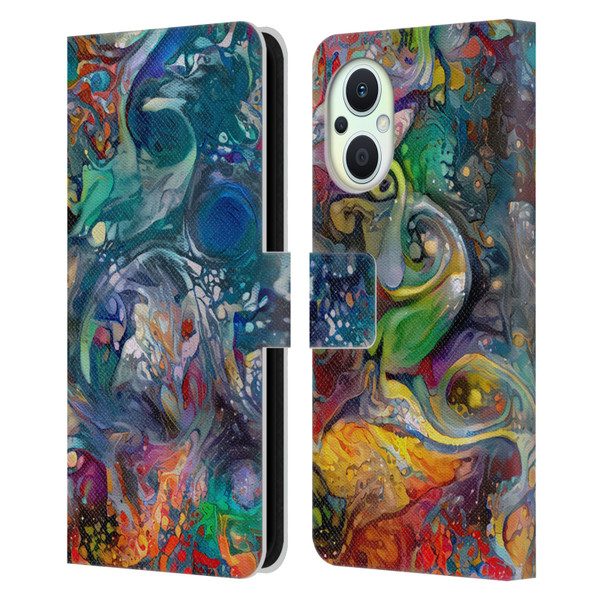 Cosmo18 Jupiter Fantasy Bloom Leather Book Wallet Case Cover For OPPO Reno8 Lite