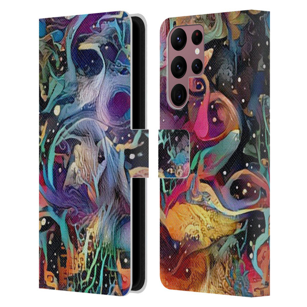 Cosmo18 Jupiter Fantasy Decorative Leather Book Wallet Case Cover For Samsung Galaxy S22 Ultra 5G