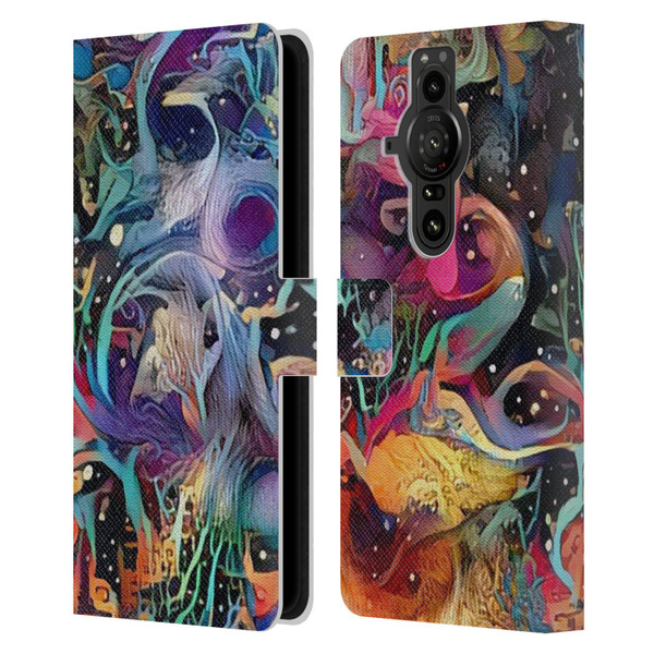 Cosmo18 Jupiter Fantasy Decorative Leather Book Wallet Case Cover For Sony Xperia Pro-I