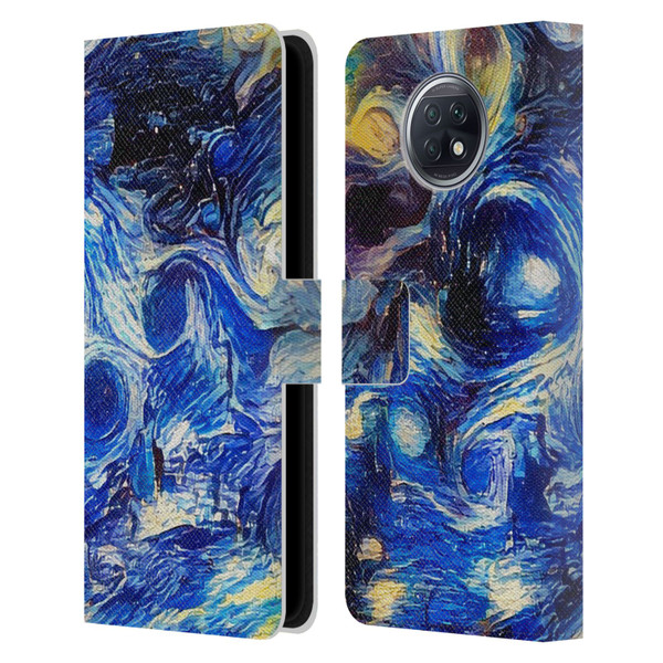 Cosmo18 Jupiter Fantasy Starry Leather Book Wallet Case Cover For Xiaomi Redmi Note 9T 5G