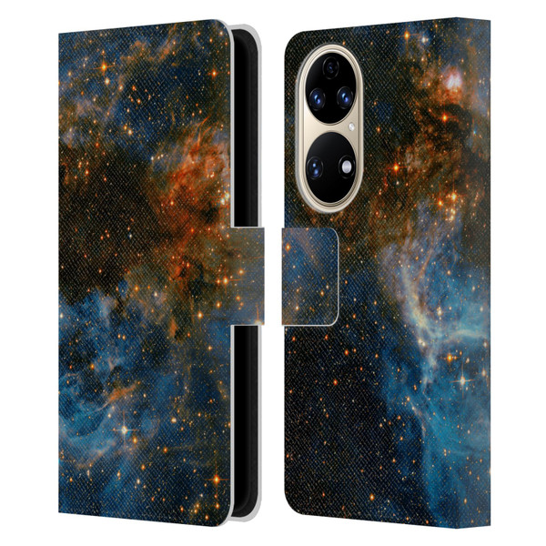 Cosmo18 Space 2 Galaxy Leather Book Wallet Case Cover For Huawei P50