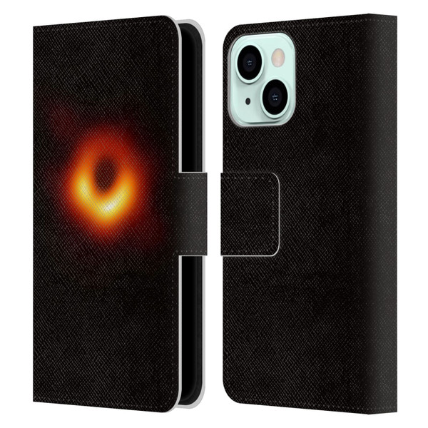 Cosmo18 Space 2 Black Hole Leather Book Wallet Case Cover For Apple iPhone 13 Mini