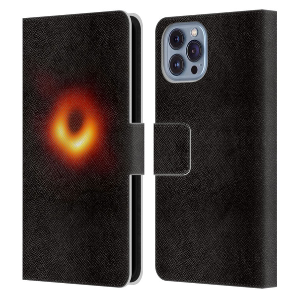 Cosmo18 Space 2 Black Hole Leather Book Wallet Case Cover For Apple iPhone 14