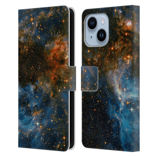 Cosmo18 Space 2 Galaxy Leather Book Wallet Case Cover For Apple iPhone 14 Plus