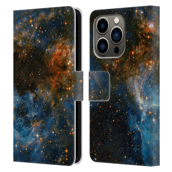 Cosmo18 Space 2 Galaxy Leather Book Wallet Case Cover For Apple iPhone 14 Pro